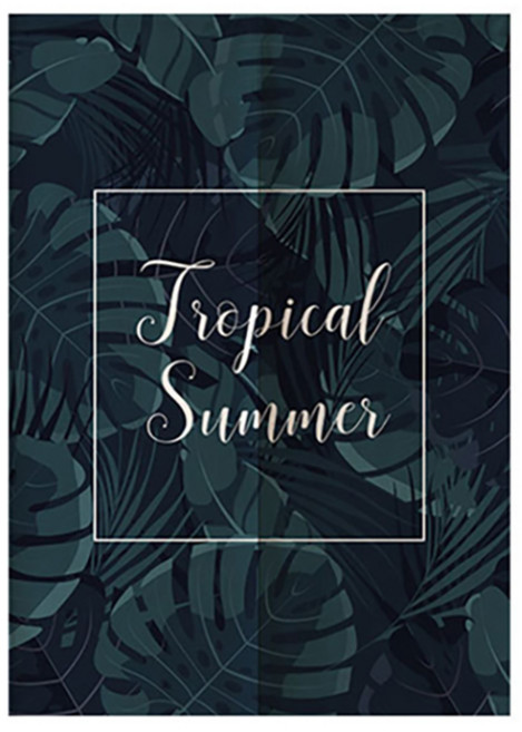 미니멀 리프 파티션 커튼 양문형