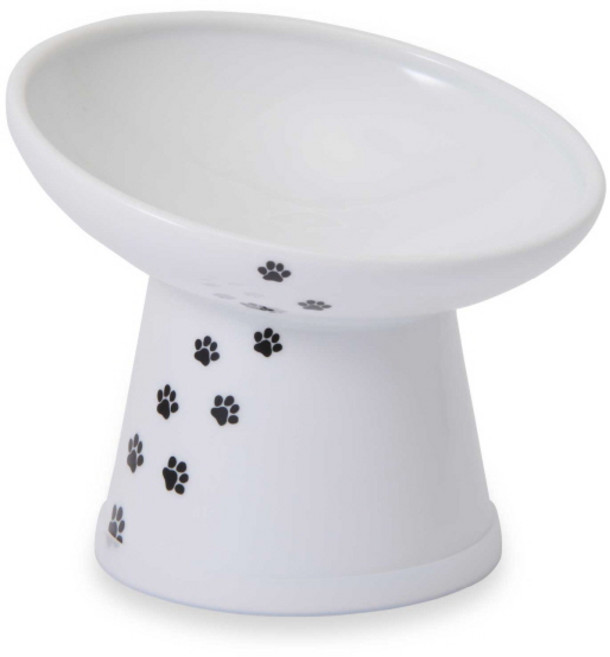 네코이찌 반려동물 틸티드 푸드볼, 화이트, 1개