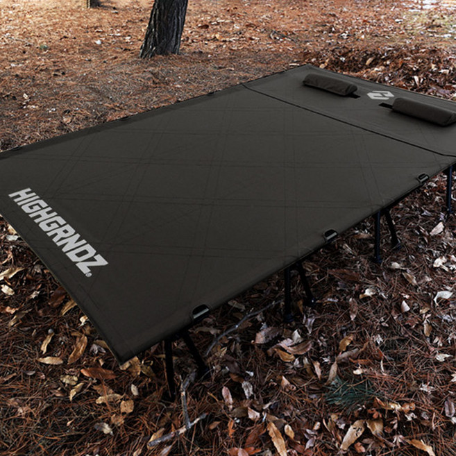 하이그라운즈 빅 루미 와이드 코트, 블랙