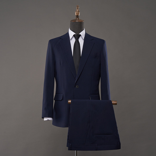 NSD 남성용 빅사이즈 사계절 원버튼 정장자켓 바지 세트