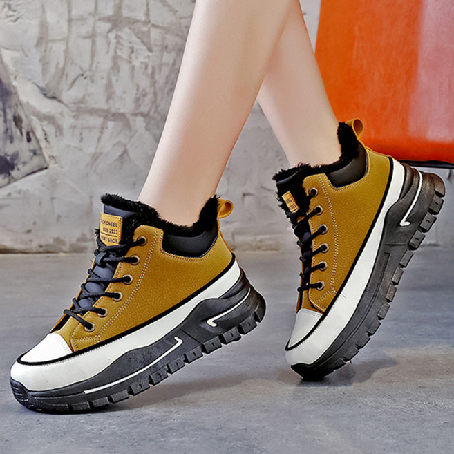 뮤베아 여성용 스코프어스 와일드배색하이탑 스니커즈 WS1051