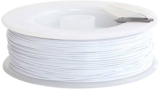 스텐와이어 코팅 화이트 0.7mm 100m, 1개