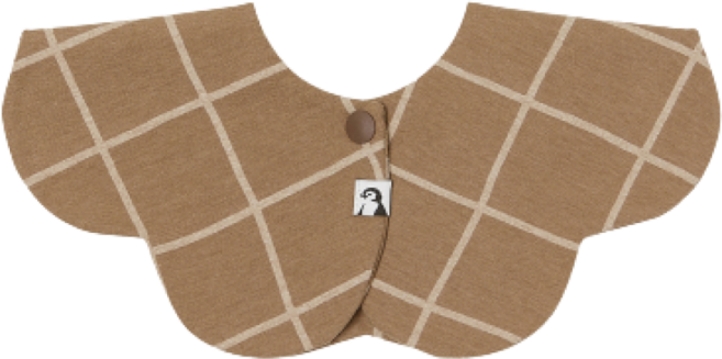 코니 턱받이, 브라운체크, 1개