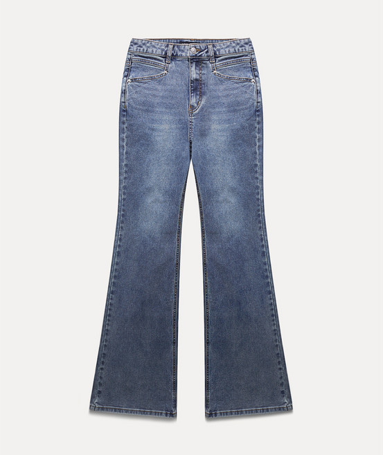 미쏘 여성용 롱 부츠컷 데님 긴바지