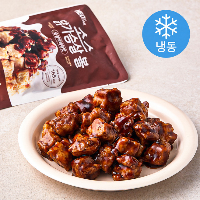 허닭 소스 닭가슴살볼 숯불바베큐맛 (냉동), 100g, 1개입, 5개