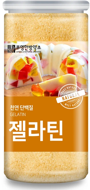 부영한방약초 젤리만들기 젤라틴 가루, 300g, 1개 - 쿠팡