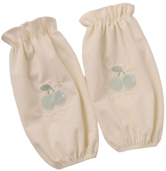 TAMINAYO 可愛成人袖套 2入, 奶油色