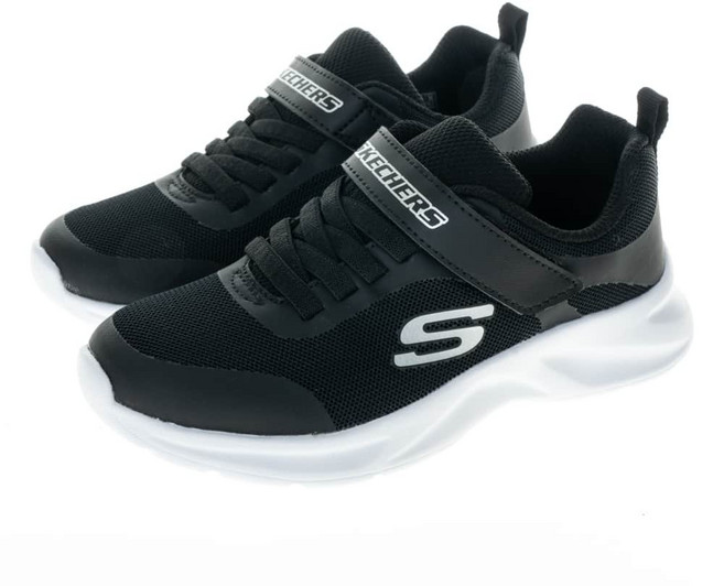 SKECHERS 兒童款 DYNAMATIC D楦運動鞋 303552LBLK