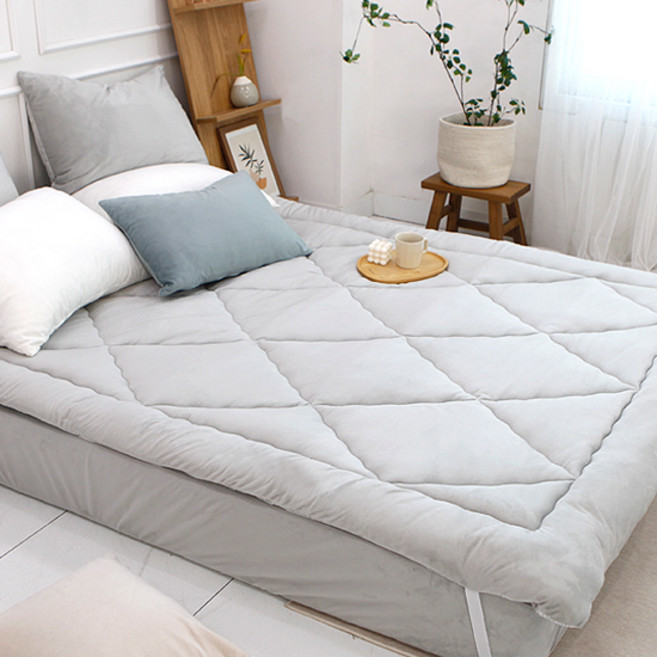 보몽드 더뉴쏘울 극세사 고정밴드 토퍼, 애쉬그레이