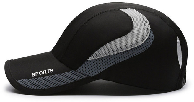에이빅 스포츠 러닝 모자, 블랙, 1개