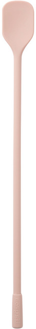 이지실리 실리콘 다용도 사각 머들러 요거트 롱스푼, 연핑크, 1개