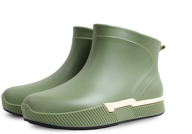 슈퍼카미트 방수 미끄럼 방지 여성 숏 레인부츠 271