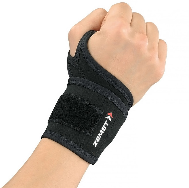 ZaMST 贊斯特 Wrist Wrap 護腕 拇指型, 黑色, 1個