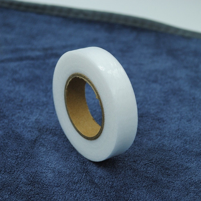 하임베르 옷 수선 테이프 바지 기장 수선용 양면 열접착 테이프 2.5cm x 64m, 화이트, 2개