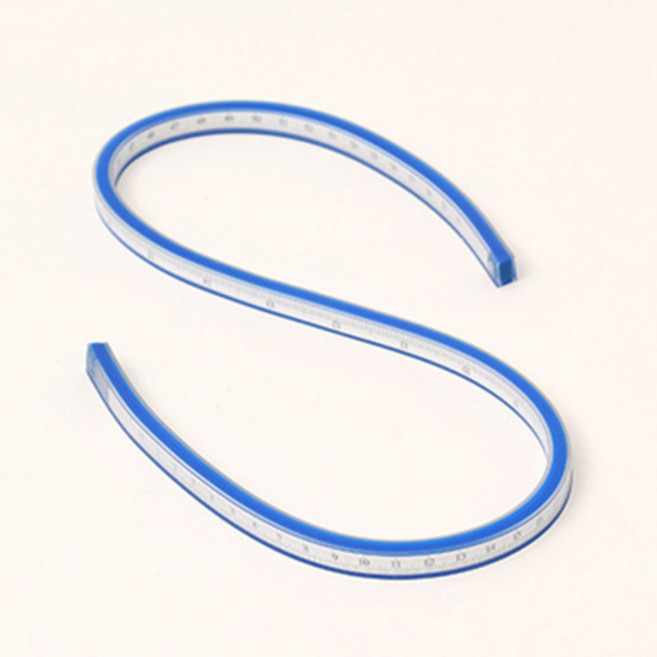 해피베어스 프리 커브 룰러 60cm, 혼합색상, 1개