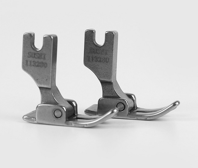 제이에스트레이딩 사절 비사절 공용 공업용 본봉 노루발 재봉틀용품, 실버, 2개