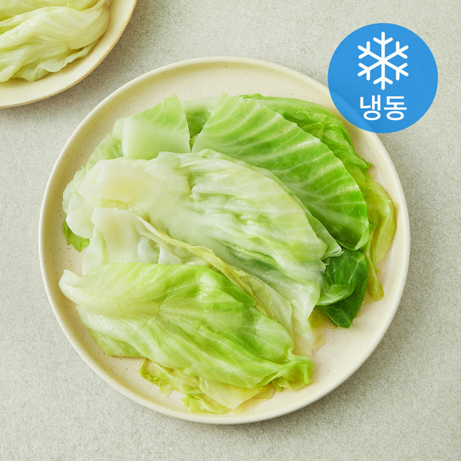 나물투데이 국내산 데친 양배추 (냉동), 1개, 800g