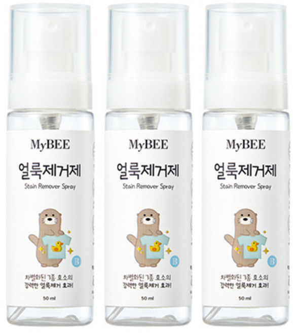 마이비 휴대용 얼룩제거제, 50ml, 3개