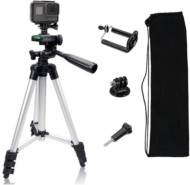 액션캠 스마트폰 4단 삼각대, A293, 1개