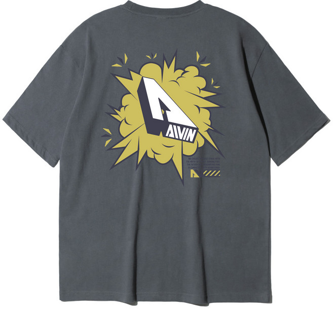 앨빈클로 A BOOM 오버핏 통기성 반팔티 AST4857