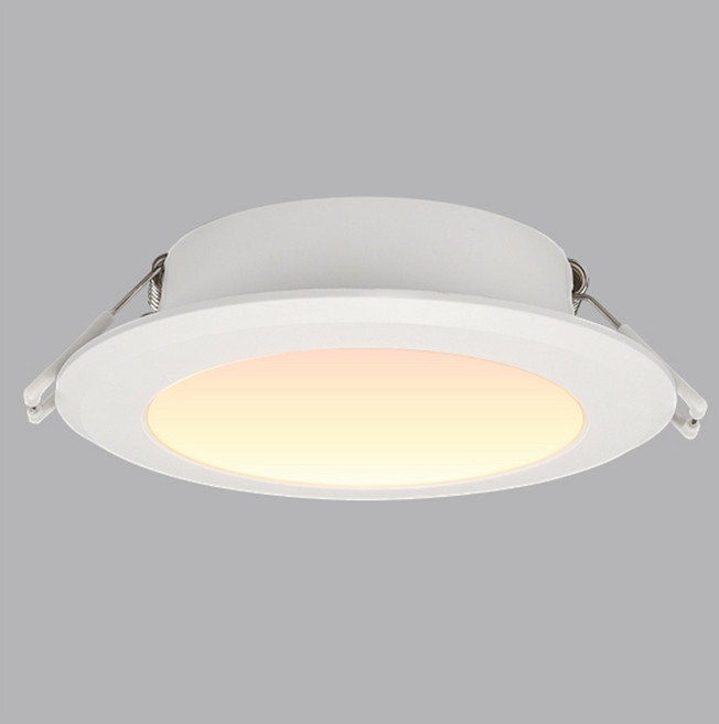 비츠온 멜리빙 LED 다운라이트 8.8cm 9W 슬림 방습, 화이트 + 전구색, 1개