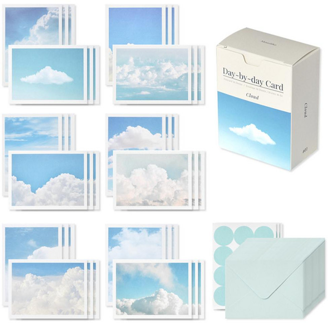 Monolike Day-by-day Card 日日卡片 - 雲朵, 雲, 1組