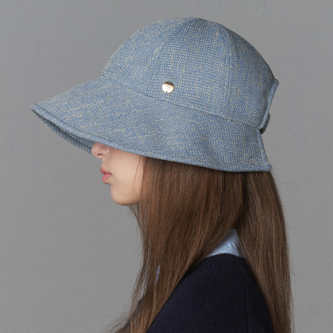 화이트샌즈 여성용 트위드 보닛햇 헤리스