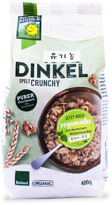 볼제너뮬러 유기농 스펠트밀 크런치 시리얼, 400g, 1개
