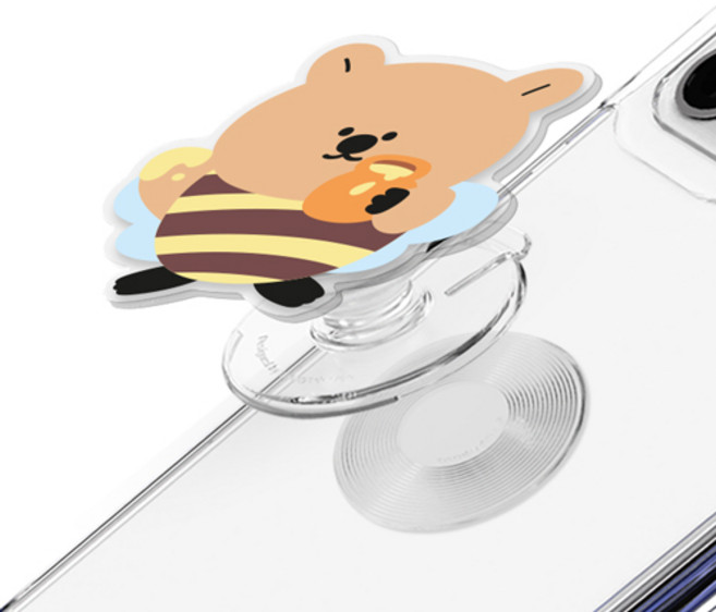 트라이코지 아크릴 체인지톡, 꿀벌쿼카 꿀단지, 1개