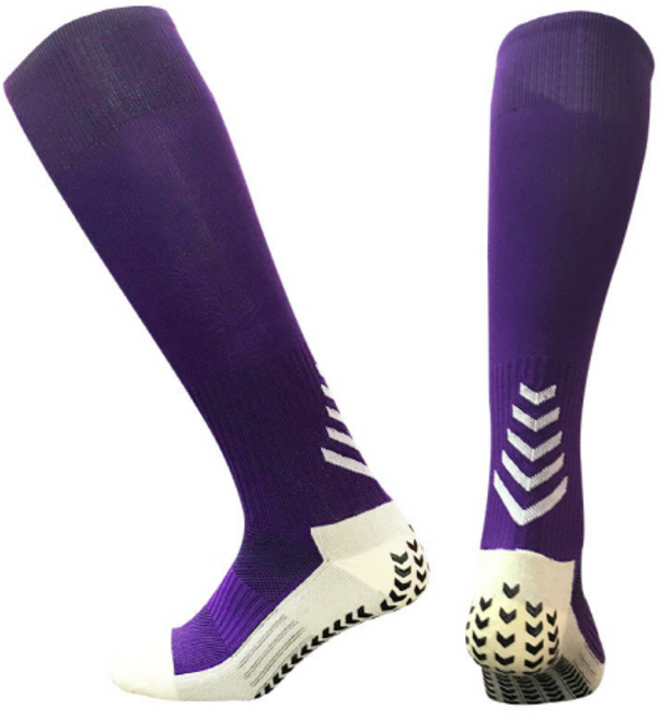 HnEx 장목 논슬립 스포츠양말, 퍼플, 1개