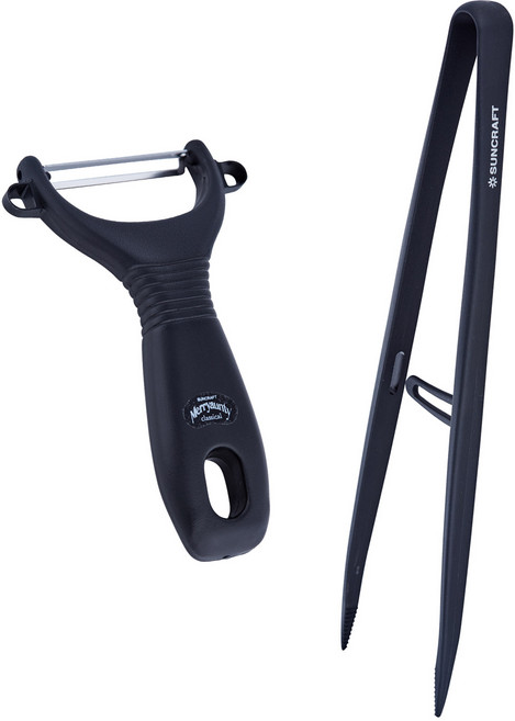 선크래프트 감자칼 + 나일론 젓가락 핀셋 집게 세트, 혼합색상, 1개