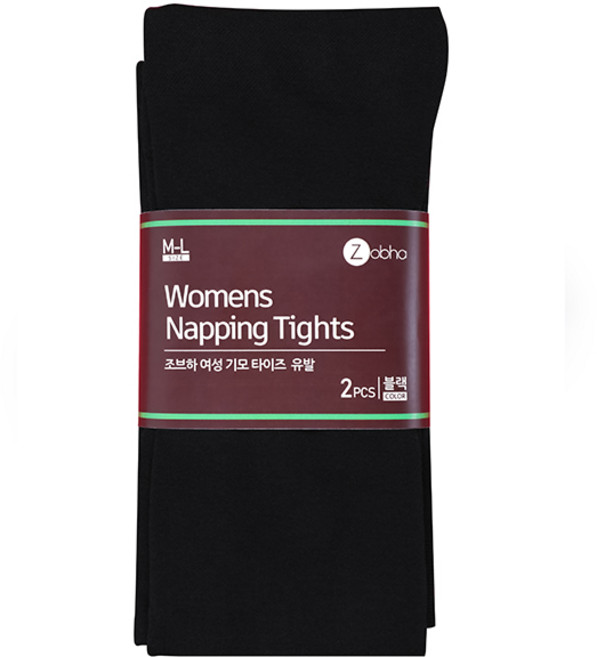 조브하 여성용 기모 스타킹 유발 2p