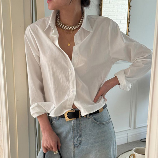 난닝구 여성용 타티보 크롭셔츠