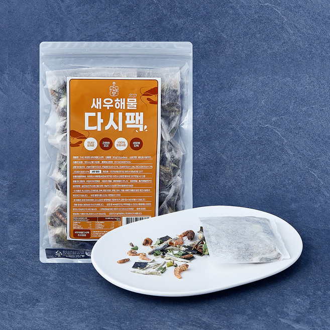 the푸짐한 새우 해물 다시팩, 15g, 1개, 6개입