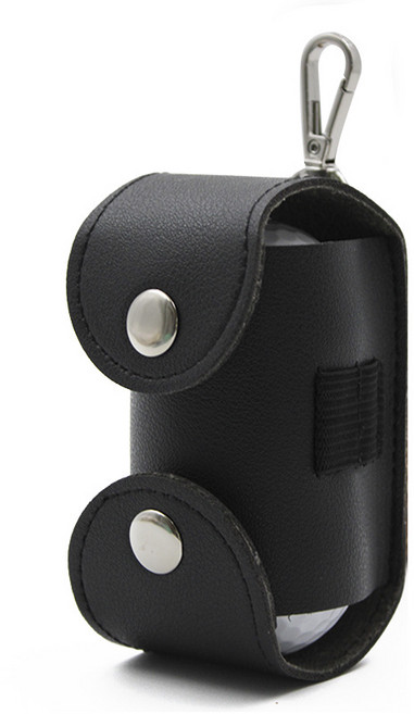 플럼비 골프공 2구 케이스, 블랙, 1개