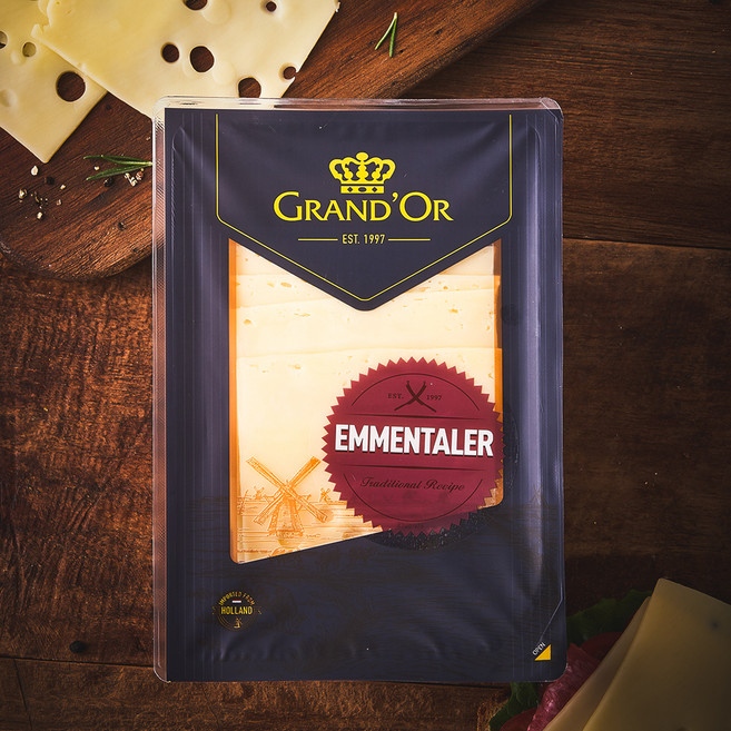 그랑도르 에멘탈러 슬라이스 치즈, 160g, 1개입, 1개