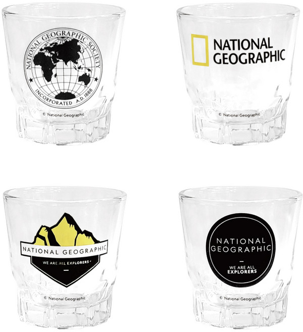 NATIONAL GEOGRAPHIC 國家地理 冰山迷你杯4件組, 混合色, 1套