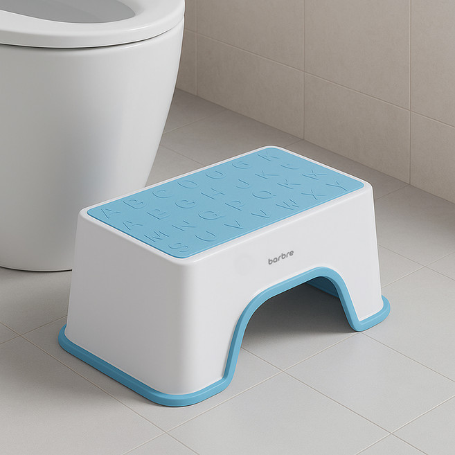 바브레 논슬립 1단 디딤대, 블루, 1개