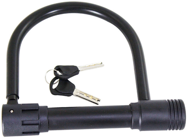 OMAX 歐妹思 黑騎士單扣機車大輪鎖 台灣製 GHL-050, 黑色, 1個