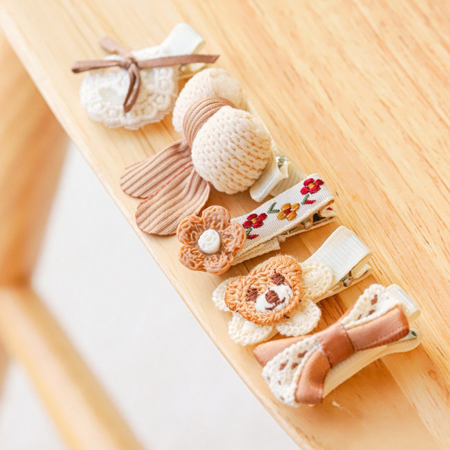 아기코끼리 코지베어 헤어핀 5종 세트