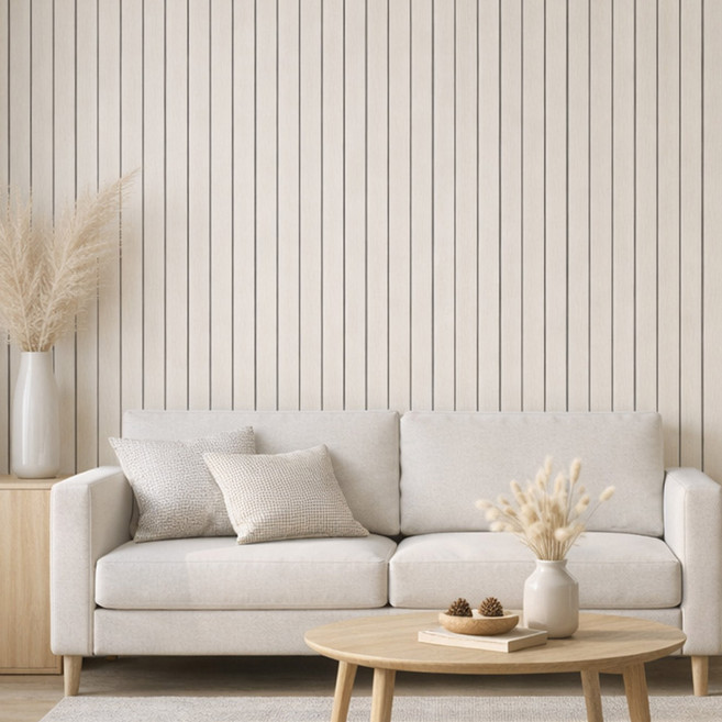 데코리아 붙이는 템바보드 단열벽지, TRW-001 크림오크