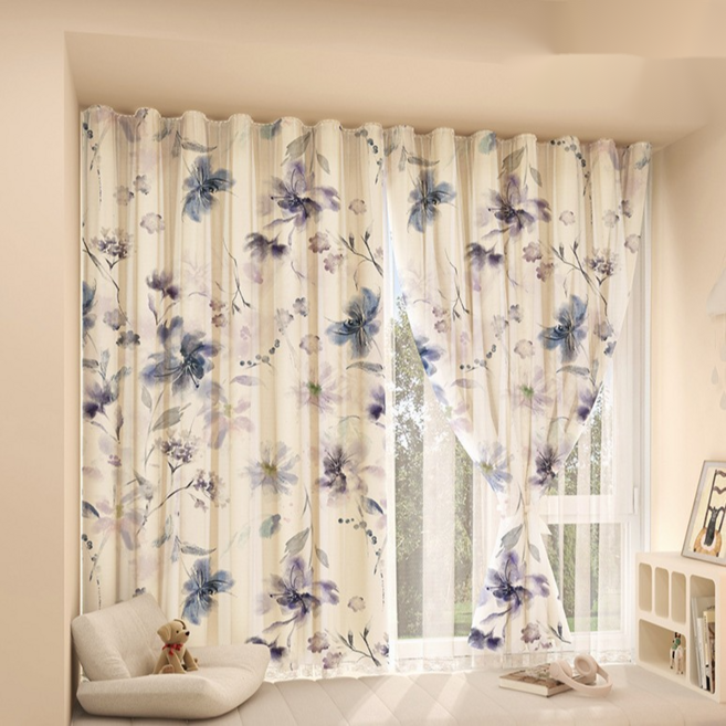 테리보 벨크로 패브릭 커튼 파티션