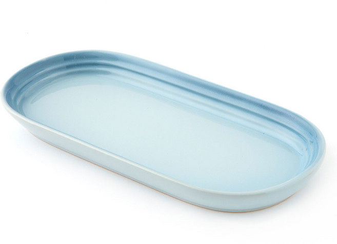 스위티 오발 접시, 파우더블루, 1개