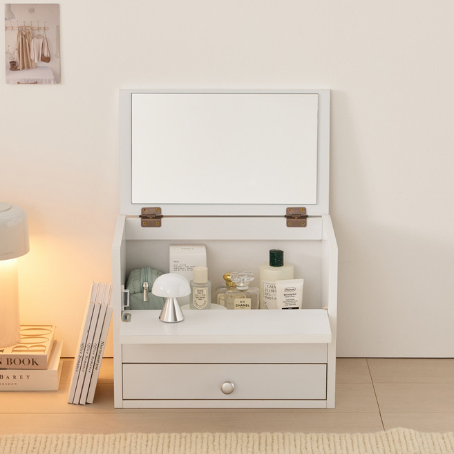 미트로 미니 좌식 화장대, 화이트