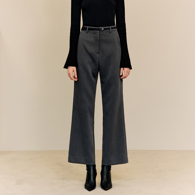 제로스트릿 여성용 에쉬 벨트 슬랙스