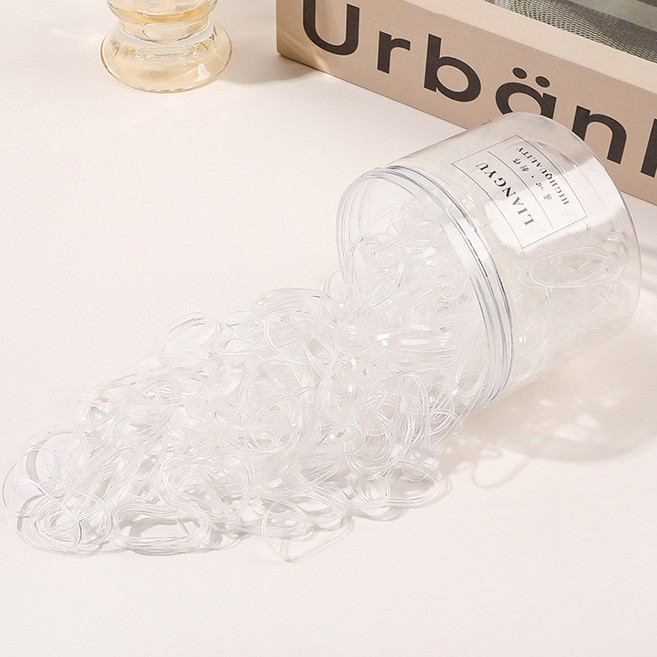 대용량 고탄력 고무 머리끈 300p