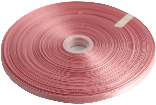 아이엔피 공단리본 6mm 06A2, 팥색, 90m, 1개