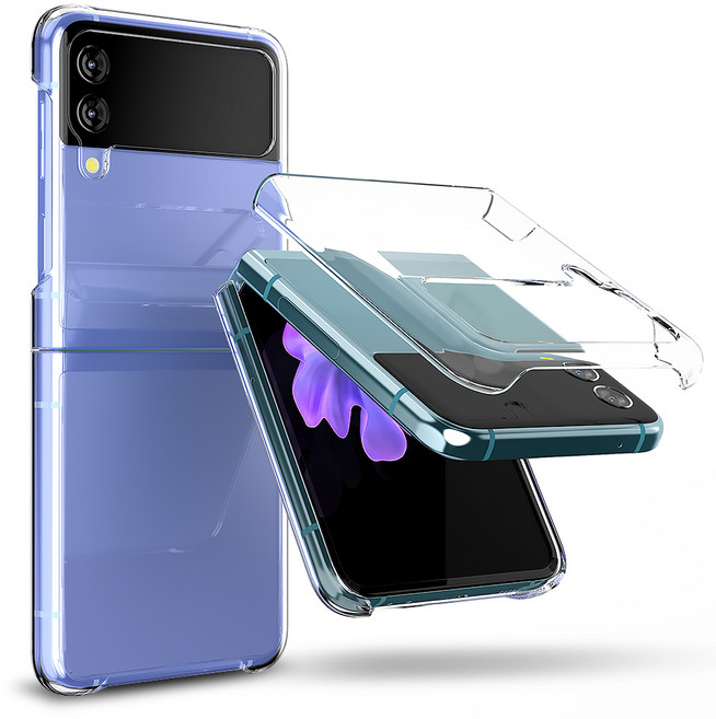 구스페리 진짜 투명한 휴대폰 케이스 2개