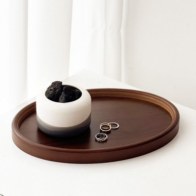 acacia home 木質復古小物託盤, 單一顏色, 1個