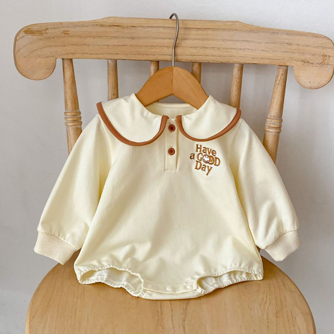 살루테 신생아용 퓨리턴카라 롬퍼